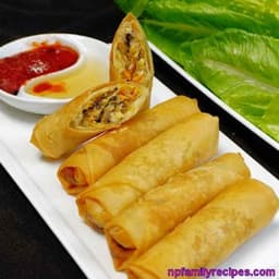 2. Egg Rolls / 3 Per serving