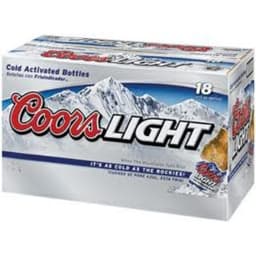Coors Lt 18pk Btl