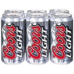 Coors Lt 6pk Can
