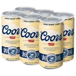 Coors 6pk Can