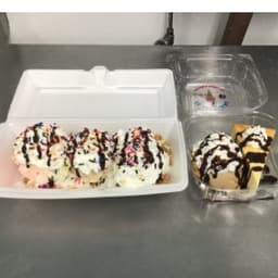 Banana split/Cheesecake