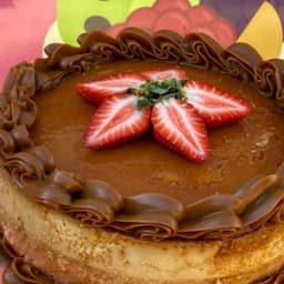 Flan Decorado